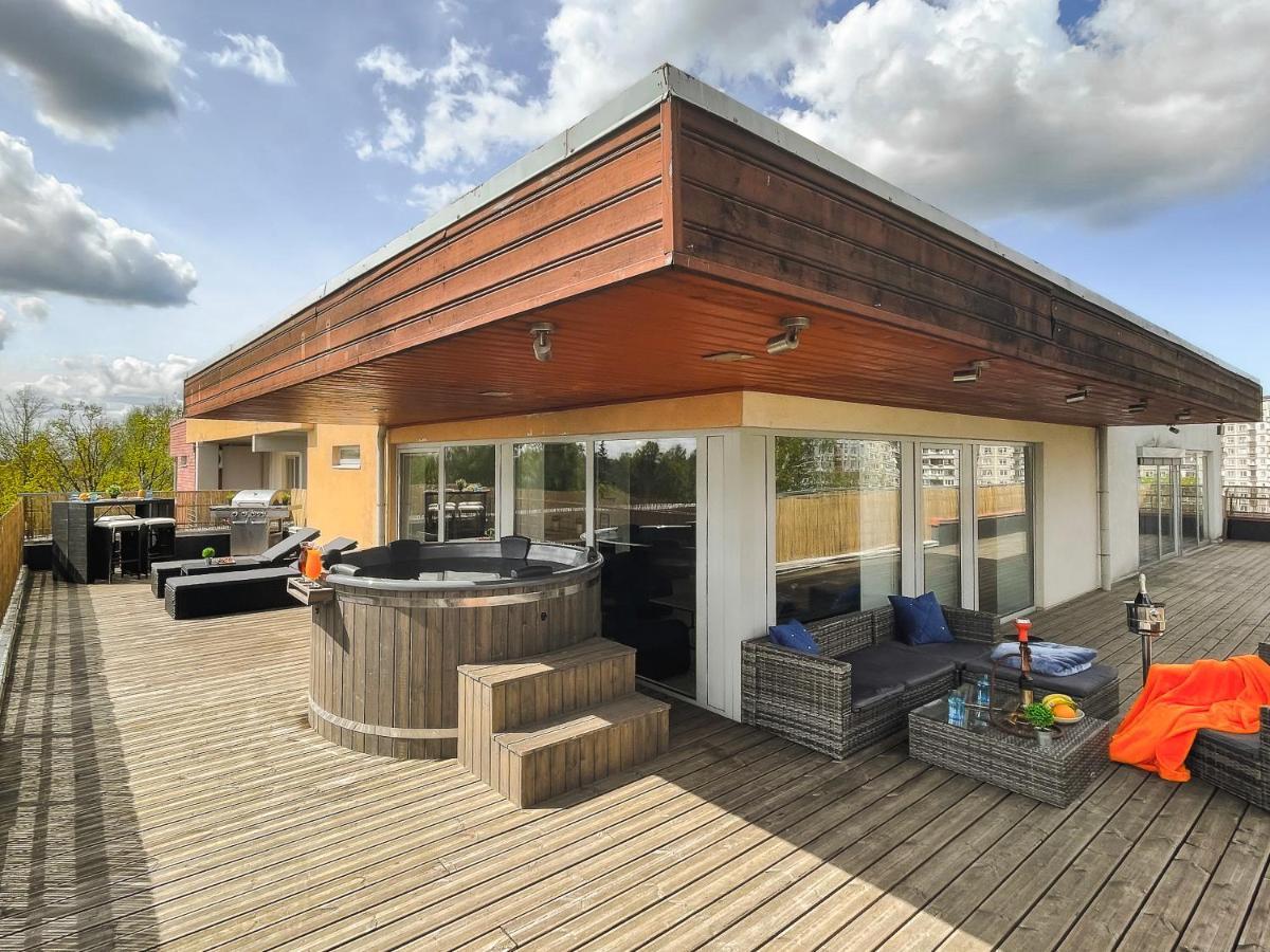 Skyhouse Riga Lux Penthouse & Spa Zewnętrze zdjęcie